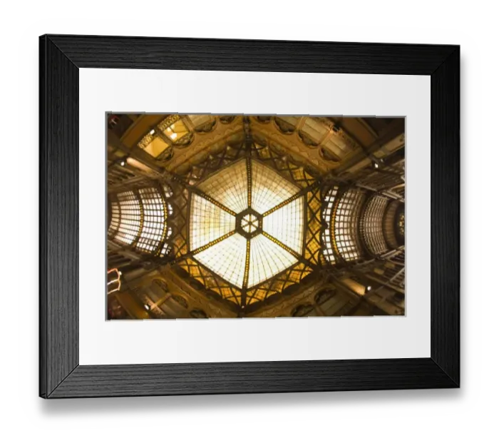 Framed Print : Architecture and style of Business building across from Franciscan Church of Pest Framed Print : Architecture and style of Business building across from Franciscan Church of Pest