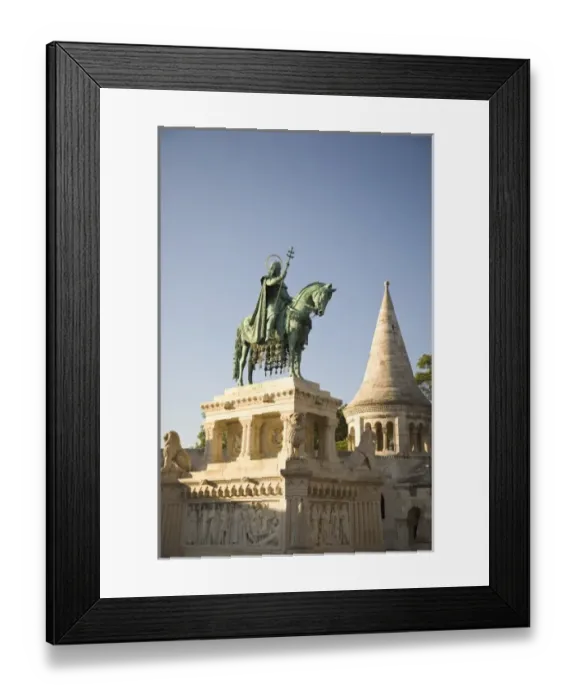 Framed Print : View from Fishermens Bastion next to Matyas Church, Castle Hill, Bude side of Central Budapest Framed Print : View from Fishermens Bastion next to Matyas Church, Castle Hill, Bude side of Central Budapest