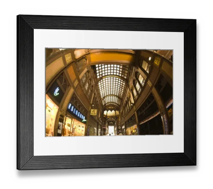 Framed Print : Architecture and style of Business building across from Franciscan Church of Pest Framed Print : Architecture and style of Business building across from Franciscan Church of Pest
