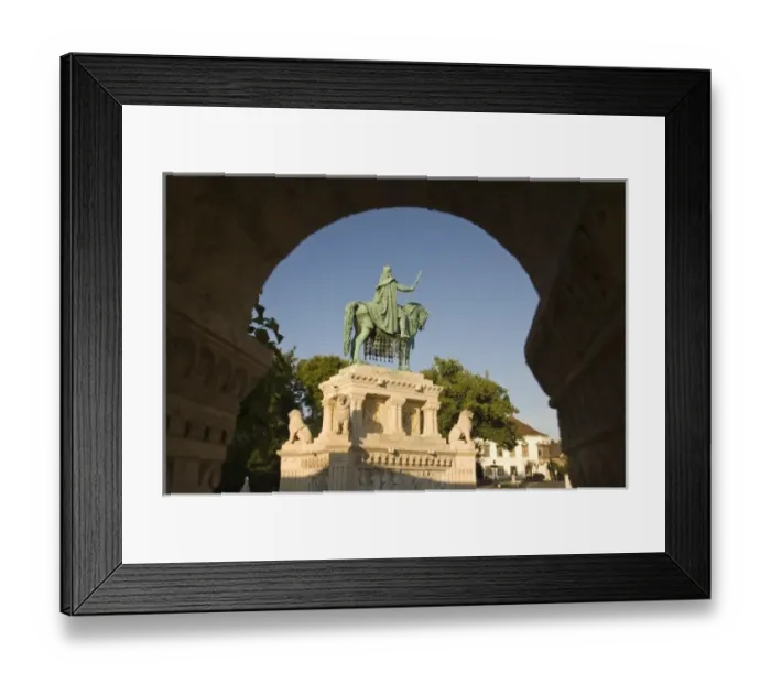 Framed Print : View from Fishermens Bastion next to Matyas Church, Castle Hill, Bude side of Central Budapest Framed Print : View from Fishermens Bastion next to Matyas Church, Castle Hill, Bude side of Central Budapest