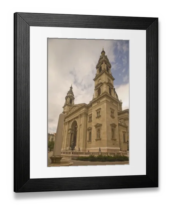 Framed Print : Europe, Hungary, Budapest, St. Stephens Basilica. Neo Renaissance Dome designed