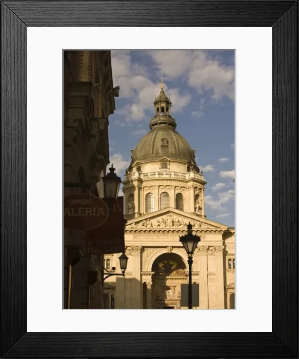 Framed Print : HUNGARY, Budapest. Dome of St. Stephens Basilica (RF) Framed Print : HUNGARY, Budapest. Dome of St. Stephens Basilica (RF)