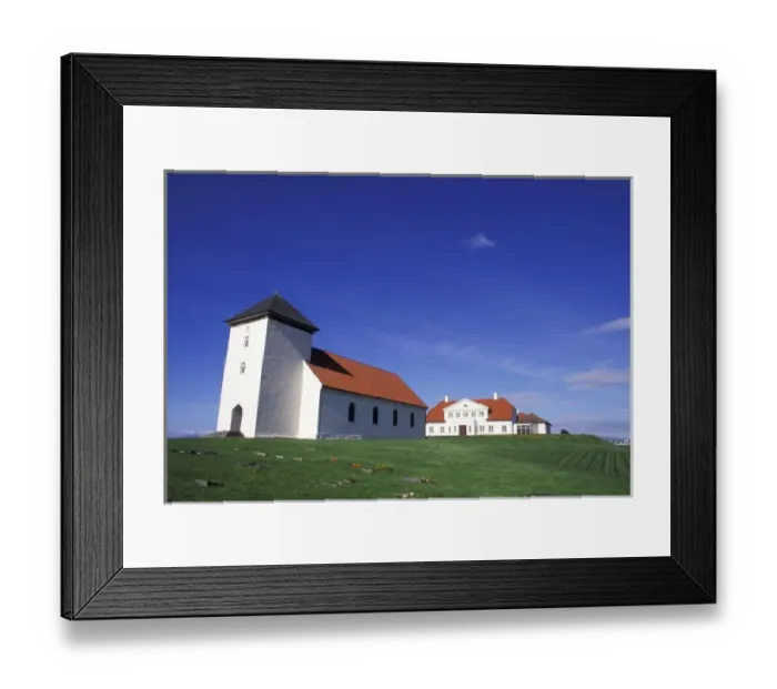 Framed Print : Iceland, Reykjavik. Home and church of President Olafur Ragnar Grimsson Framed Print : Iceland, Reykjavik. Home and church of President Olafur Ragnar Grimsson