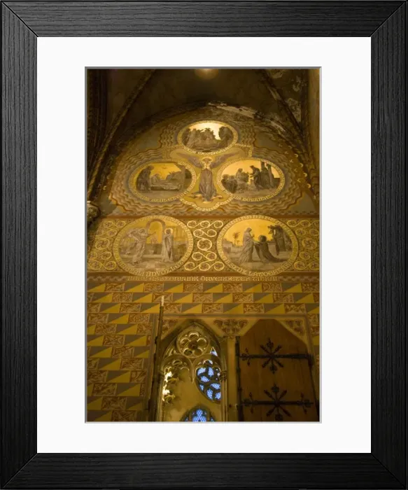 Framed Print : Interior of Matyas Church, Castle Hill, Buda side of Central Budapest, Capital of Hungary Framed Print : Interior of Matyas Church, Castle Hill, Buda side of Central Budapest, Capital of Hungary