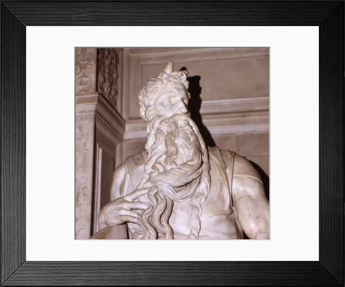 Framed Print : Europe, Italy, Rome. Statue of Moses, carved by Michelangelo, was part of the tomb of Julius II Framed Print : Europe, Italy, Rome. Statue of Moses, carved by Michelangelo, was part of the tomb of Julius II