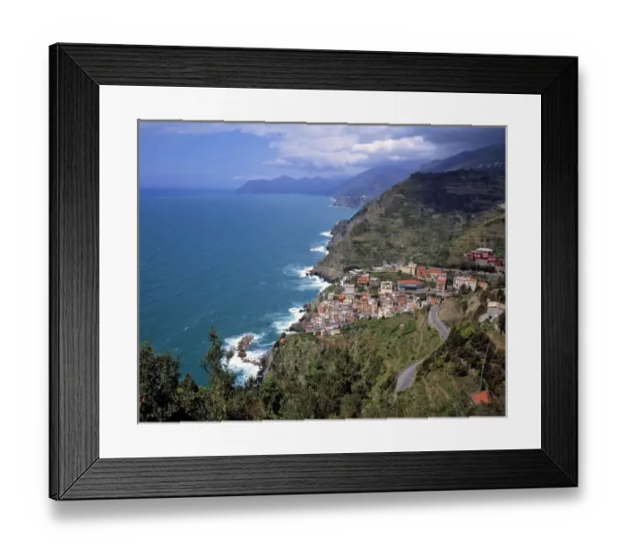Framed Print : Europe, Italy, Riomaggiore. Riomaggiore is one of the five villages of the famed Cinque Terra Framed Print : Europe, Italy, Riomaggiore. Riomaggiore is one of the five villages of the famed Cinque Terra
