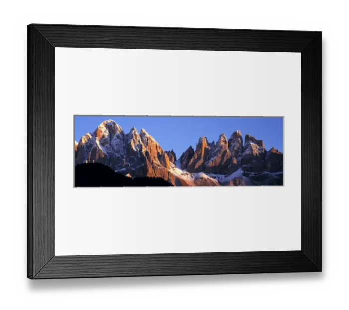 Framed Print : Europe, Italy, Odle Group. Late light accentuates the craggy peaks of the Odle Group Framed Print : Europe, Italy, Odle Group. Late light accentuates the craggy peaks of the Odle Group
