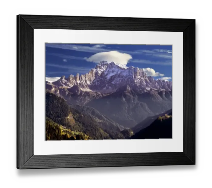 Framed Print : Europe, Italy, Mount Civetta. A snowy cloud hovers over Mount Civetta, in Italys Dolomite Alps Framed Print : Europe, Italy, Mount Civetta. A snowy cloud hovers over Mount Civetta, in Italys Dolomite Alps