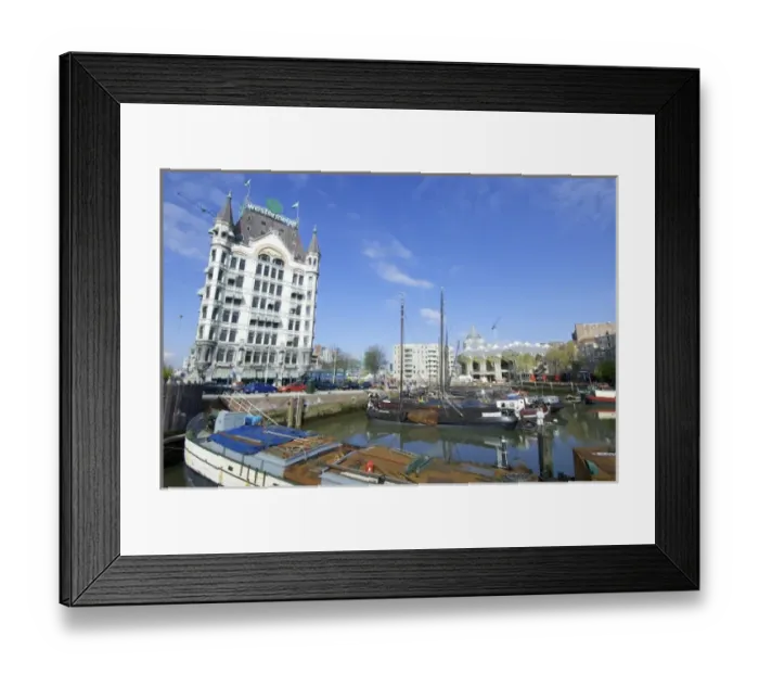 Framed Print : Netherlands, South Holland, Rotterdam, Kubuswoningen, or cube houses, Kubus Huis