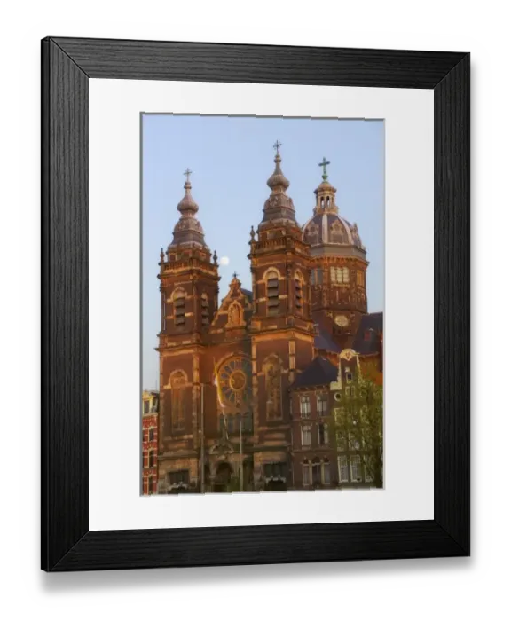 Framed Print : St. Nicolskerk, Amsterdam, Netherlands