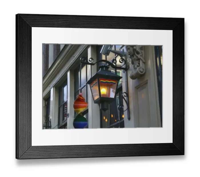 Framed Print : Building with 17th or 18th-century facade, Amsterdam, Netherlands