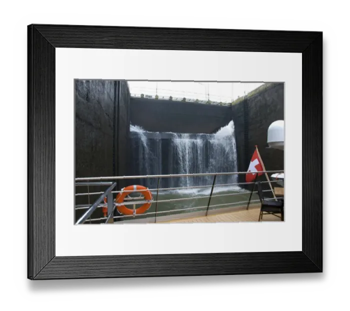 Framed Print : Netherlands, Limburg, Mstricht, inside lock on Albert Canal Framed Print : Netherlands, Limburg, Mstricht, inside lock on Albert Canal