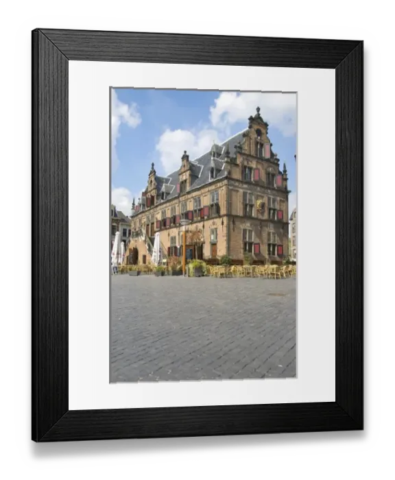 Framed Print : Europe, Netherlands, Gelderland, Nijmegen, Grote Markt, Waag or Waaghouis, the weigh Framed Print : Europe, Netherlands, Gelderland, Nijmegen, Grote Markt, Waag or Waaghouis, the weigh