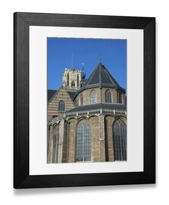 Framed Print : Netherlands, South Holland, Rotterdam, Grote of St. Laurens Kerk Framed Print : Netherlands, South Holland, Rotterdam, Grote of St. Laurens Kerk