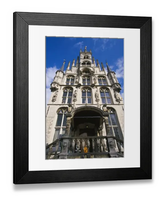 Framed Print : Netherlands, South Holland, Gouda, town hall, market square Framed Print : Netherlands, South Holland, Gouda, town hall, market square