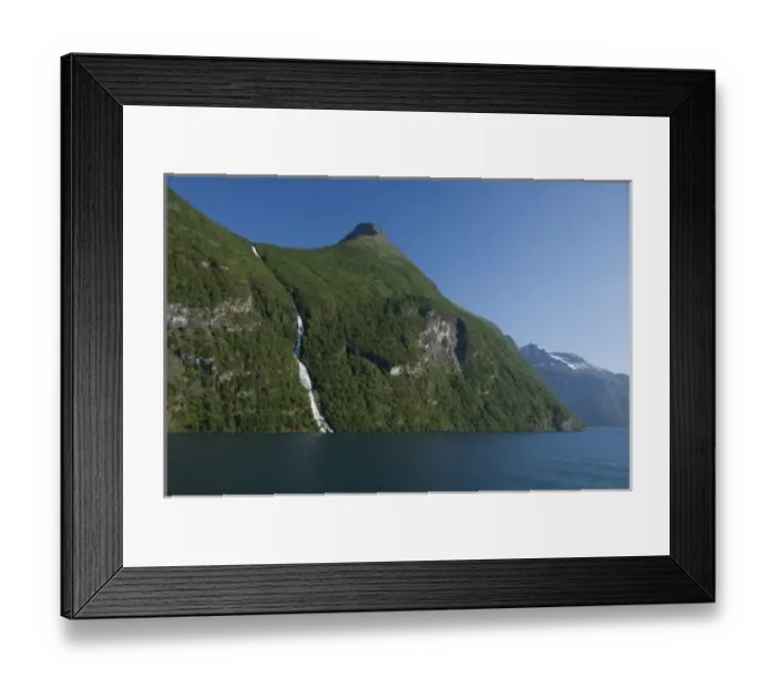 Framed Print : Norway, Geirangerfjord, Geiranger. Scenic fjord views near Geiranger. UNESCO Framed Print : Norway, Geirangerfjord, Geiranger. Scenic fjord views near Geiranger. UNESCO