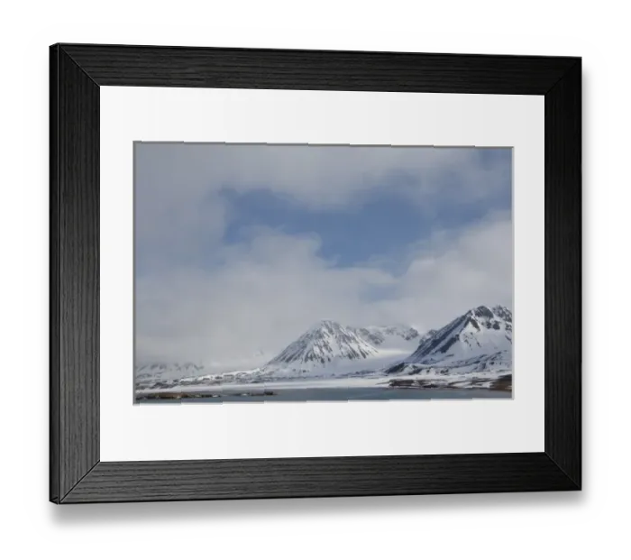 Framed Print : Norway, Arctic Circle, Svalbard Islands, Spitsbergen, Ny Alesund. Kongsfjorden (aka Kings Bay) Framed Print : Norway, Arctic Circle, Svalbard Islands, Spitsbergen, Ny Alesund. Kongsfjorden (aka Kings Bay)