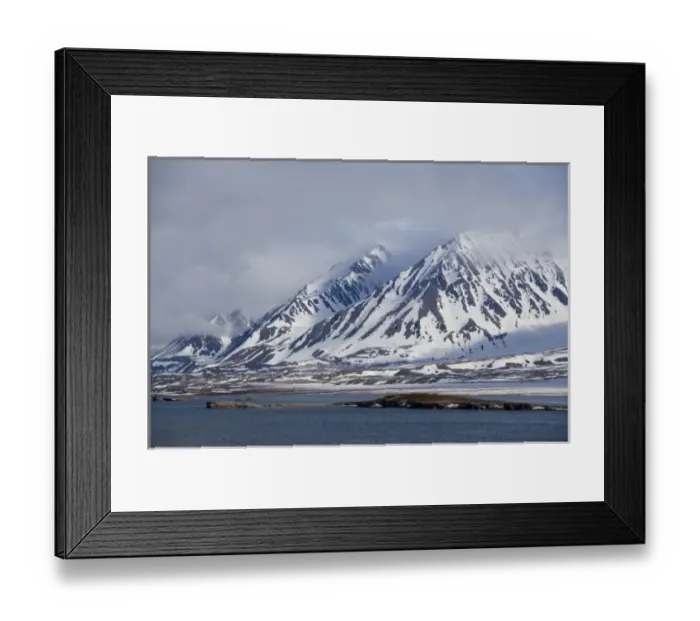 Framed Print : Norway, Arctic Circle, Svalbard Islands, Spitsbergen, Ny Alesund. Kongsfjorden (aka Kings Bay) Framed Print : Norway, Arctic Circle, Svalbard Islands, Spitsbergen, Ny Alesund. Kongsfjorden (aka Kings Bay)
