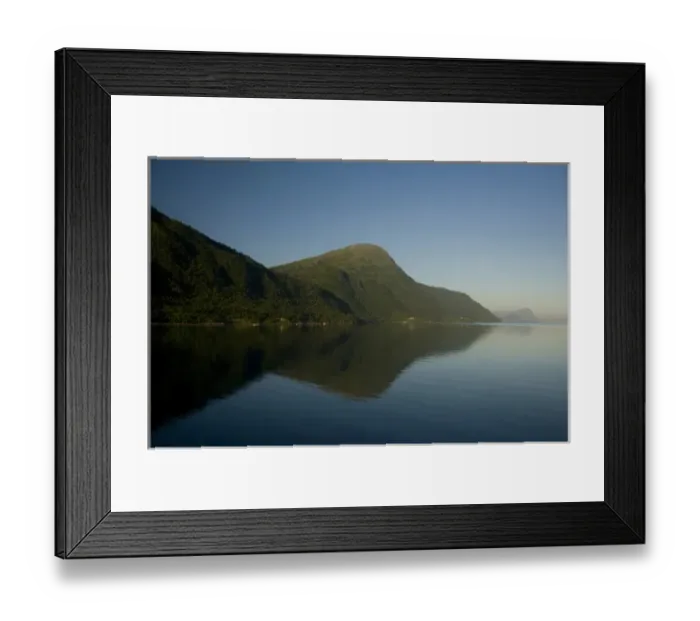 Framed Print : Norway, Geirangerfjord. Scenic fjord sailing toward Hellesylt & Geiranger. UNESCO