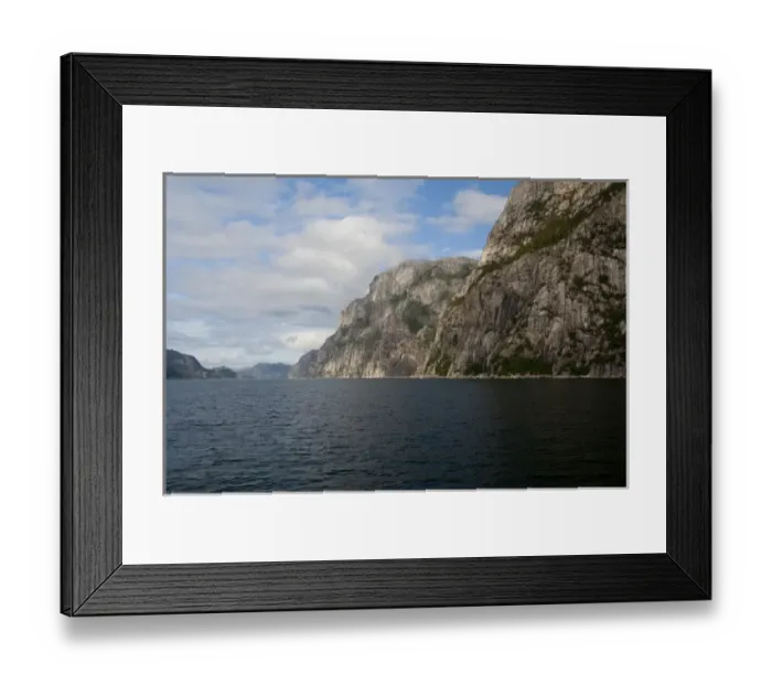 Framed Print : Norway, Stavanger, Lysefjord (aka Lyse Fjord)