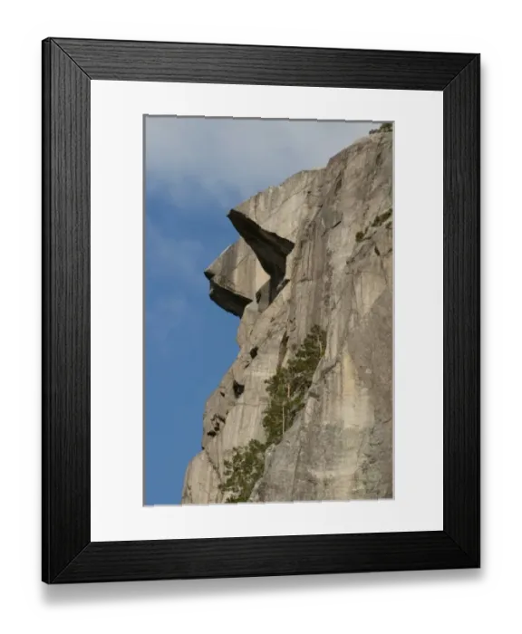 Framed Print : Norway, Stavanger, Lysefjord (aka Lyse Fjord). Pulpit Rock