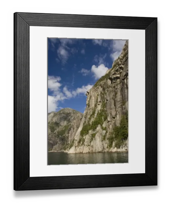 Framed Print : Norway, Stavanger, Lysefjord (aka Lyse Fjord). Pulpit Rock Framed Print : Norway, Stavanger, Lysefjord (aka Lyse Fjord). Pulpit Rock