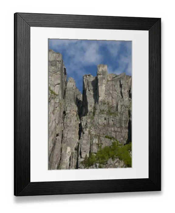 Framed Print : Norway, Stavanger, Lysefjord (aka Lyse Fjord). Pulpit Rock Framed Print : Norway, Stavanger, Lysefjord (aka Lyse Fjord). Pulpit Rock