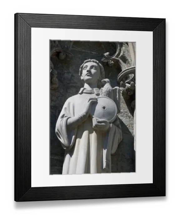 Framed Print : Norway, Stavanger. Stavanger Cathedral, c. 1125, blend of Gothic & Norman styles Framed Print : Norway, Stavanger. Stavanger Cathedral, c. 1125, blend of Gothic & Norman styles