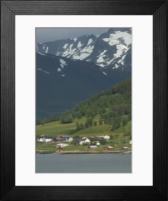 Framed Print : Norway, Tromso. Gateway to the Arctic located above the Arctic Circle. Typical views Framed Print : Norway, Tromso. Gateway to the Arctic located above the Arctic Circle. Typical views