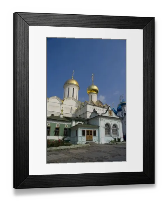 Framed Print : Russia, Golden Ring (aka Zolotoe Koltso), Sergiyev Posad (aka Sergiev), formerly Zagorsk