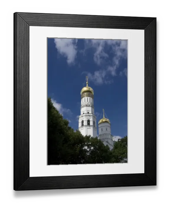 Framed Print : Russia, Moscow, The Kremlin. Ivan the Great Bell Tower
