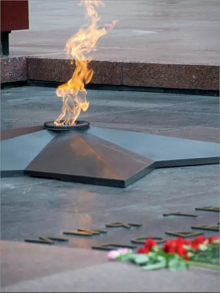 Russia, Moscow, Kremlin, Alexandrovsky Garden area. Unknown Soldier Memorial, The