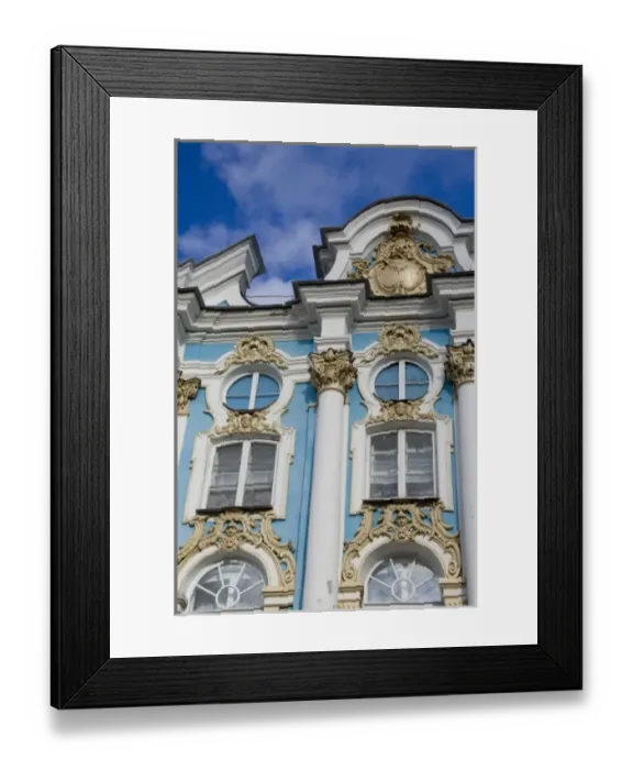 Framed Print : Russia, St. Petersburg, Catherines Palace (aka Bolshoi Yekaterinsky Dvorets). (RF) Framed Print : Russia, St. Petersburg, Catherines Palace (aka Bolshoi Yekaterinsky Dvorets). (RF)