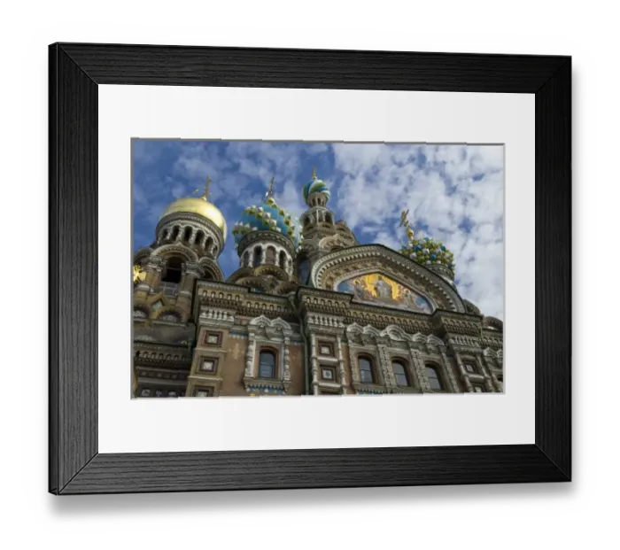 Framed Print : Russia, St. Petersburg, Nevsky Prospekt, The Cathedral of the Resurrection (aka Our