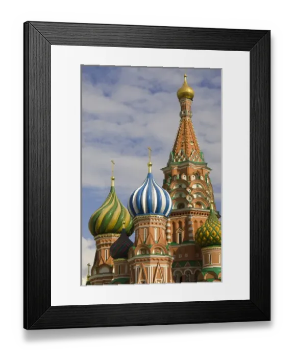 Framed Print : Russia. Moscow. Red Square. St. Basils Cathedral Framed Print : Russia. Moscow. Red Square. St. Basils Cathedral