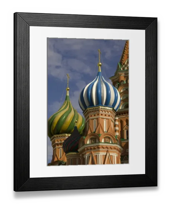 Framed Print : Russia. Moscow. Red Square. St. Basils Cathedral Framed Print : Russia. Moscow. Red Square. St. Basils Cathedral
