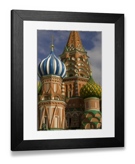 Framed Print : Russia. Moscow. Red Square. St. Basils Cathedral Framed Print : Russia. Moscow. Red Square. St. Basils Cathedral