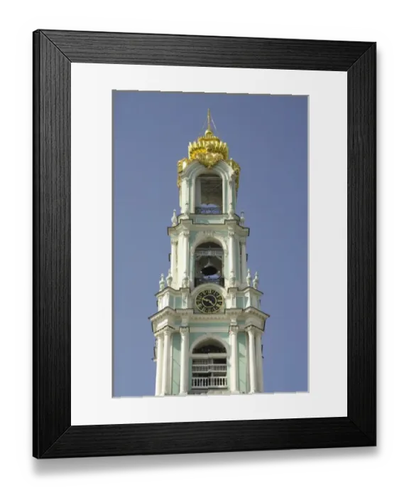 Framed Print : Russia. Sergiev Posad. Trinity Cathedral. Bell tower Framed Print : Russia. Sergiev Posad. Trinity Cathedral. Bell tower