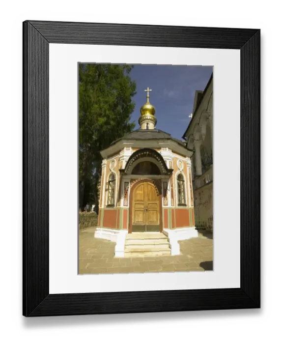 Framed Print : Russia. Sergiev Posad. Trinity Monastery. Tiny chapel Framed Print : Russia. Sergiev Posad. Trinity Monastery. Tiny chapel