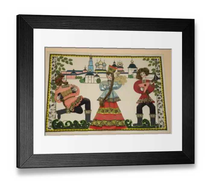 Framed Print : Russia. Sergiev Posad. Folk art Framed Print : Russia. Sergiev Posad. Folk art