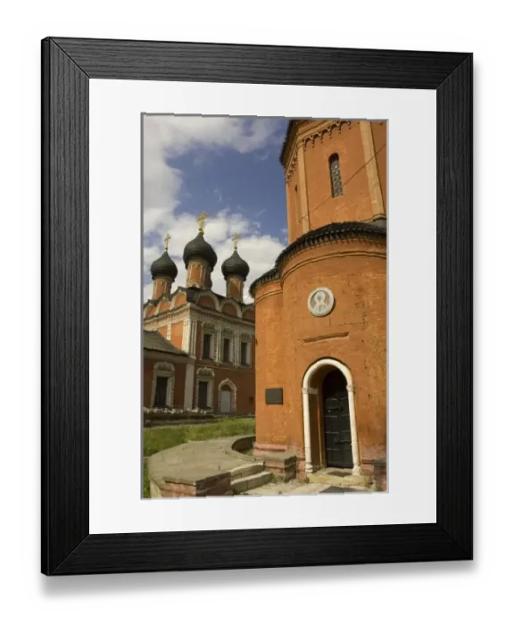 Framed Print : Russia. Moscow. Petrovsky district. Upper St. Peter Monastery