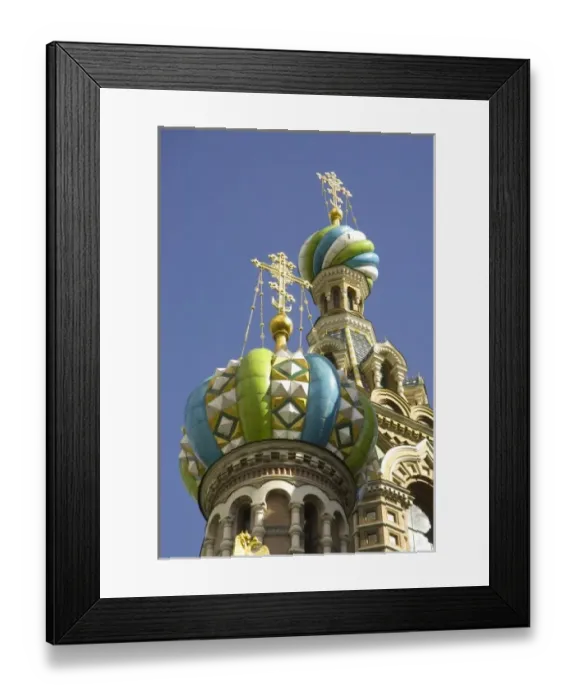 Framed Print : Russia. St. Petersburg. Domes on the Church on Spilled Blood Framed Print : Russia. St. Petersburg. Domes on the Church on Spilled Blood