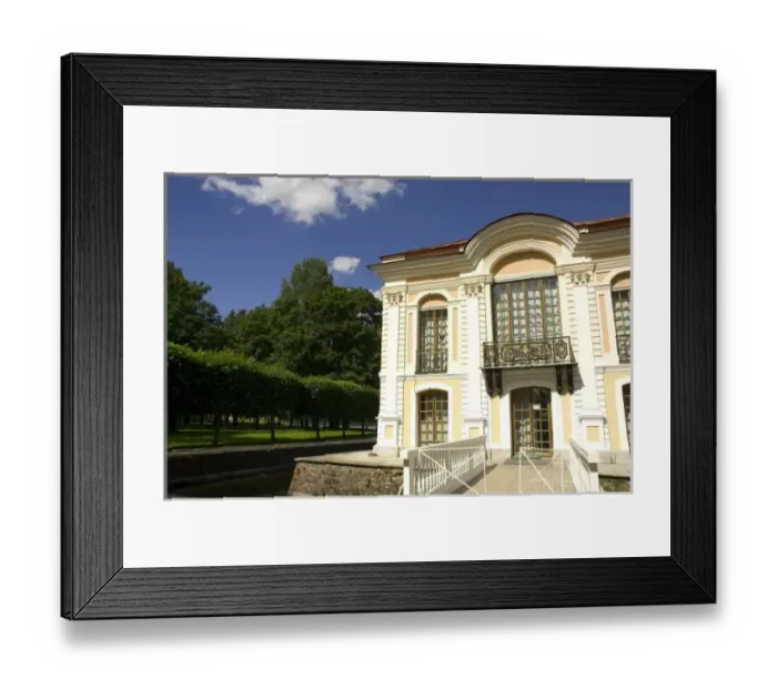 Framed Print : Russia. Petrodvorets. Peterhof Palace. Peter the Greats Summer Palace. Hermitage Palace