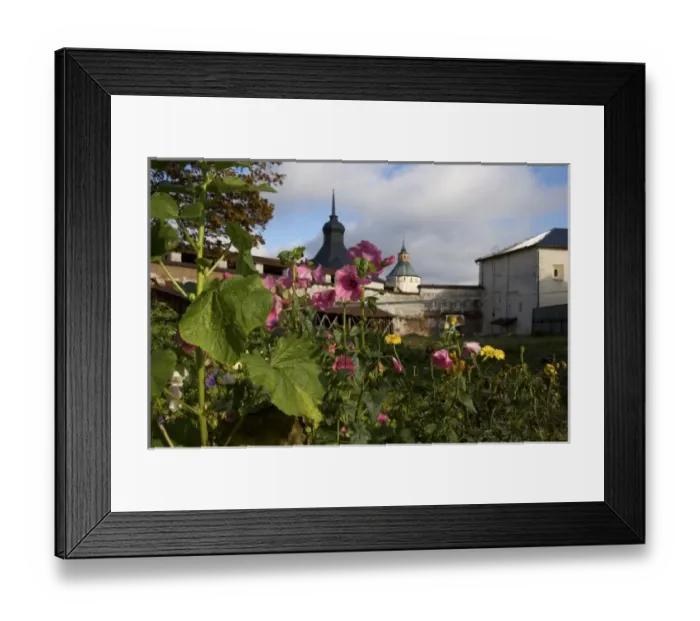 Framed Print : Russia, Vologda, Goritzy, Kirillov-Belozersky Monastery garden, RESTRICTED: Not available Framed Print : Russia, Vologda, Goritzy, Kirillov-Belozersky Monastery garden, RESTRICTED: Not available