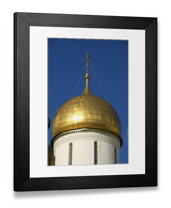 Framed Print : Russia, Moscow, Kremlin, gold dome of the Cathedral of the Dormition, RESTRICTED Framed Print : Russia, Moscow, Kremlin, gold dome of the Cathedral of the Dormition, RESTRICTED
