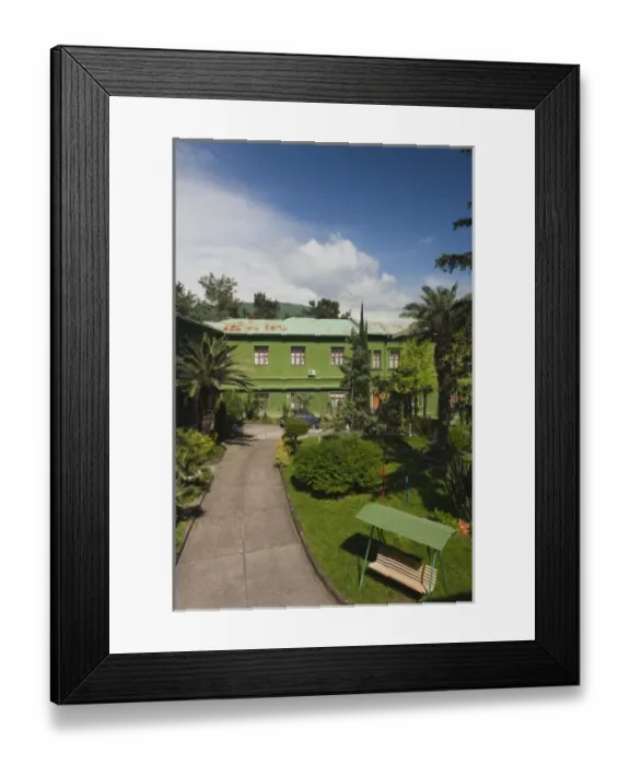 Framed Print : Russia, Black Sea Coast, Sochi, Stalin Dacha, summer house of Soviet Dictator Joseph