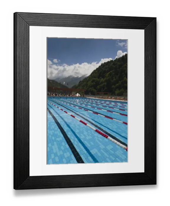 Framed Print : Russia, Caucasus Mountains, Sochi Area, Krasnaya Polyana, Gazprom Ski Resort, Grand Hotel Polyana Framed Print : Russia, Caucasus Mountains, Sochi Area, Krasnaya Polyana, Gazprom Ski Resort, Grand Hotel Polyana
