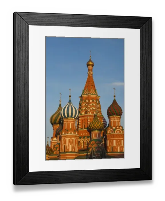 Framed Print : Russia, Moscow Oblast, Moscow, Red Square, Saint Basils Cathedral