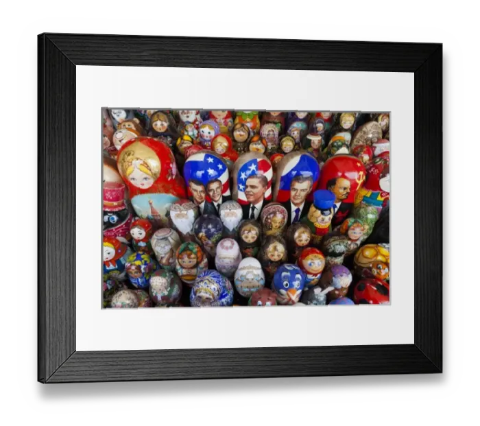 Framed Print : Russia, Moscow Oblast, Moscow, Red Square, souvenir matryoshka nesting dolls with Framed Print : Russia, Moscow Oblast, Moscow, Red Square, souvenir matryoshka nesting dolls with