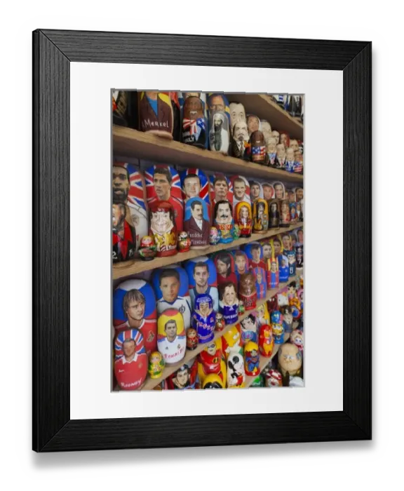 Framed Print : Russia, Moscow Oblast, Moscow, Red Square, souvenir matryoshka nesting dolls with Framed Print : Russia, Moscow Oblast, Moscow, Red Square, souvenir matryoshka nesting dolls with